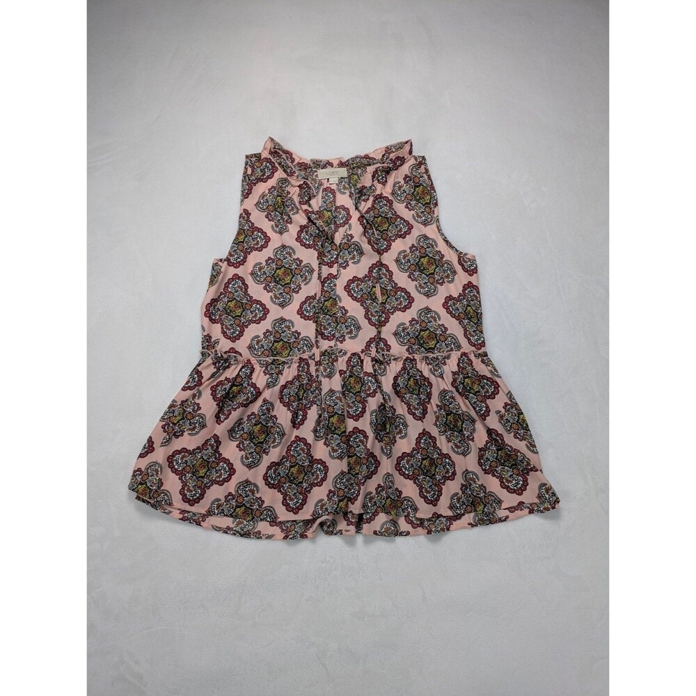 LOFT Outlet Paisley Peplum Blouse - Small